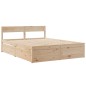 vidaXL Massivholzbett ohne Matratze 140x200 cm Kiefernholz vidaXL Massivholzbett ohne Matratze 140x200 cm Kiefernholz
