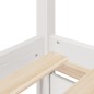 vidaXL Massivholzbett ohne Matratze Weiß 140x190 cm Kiefernholz vidaXL Massivholzbett ohne Matratze Weiß 140x190 cm Kiefernholz