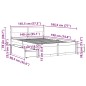 vidaXL Massivholzbett ohne Matratze Weiß 140x190 cm Kiefernholz vidaXL Massivholzbett ohne Matratze Weiß 140x190 cm Kiefernholz