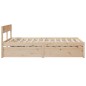 vidaXL Massivholzbett ohne Matratze 135x190 cm Kiefernholz vidaXL Massivholzbett ohne Matratze 135x190 cm Kiefernholz