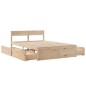 vidaXL Massivholzbett ohne Matratze 135x190 cm Kiefernholz vidaXL Massivholzbett ohne Matratze 135x190 cm Kiefernholz