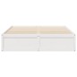vidaXL Massivholzbett ohne Matratze Weiß 140x200 cm Kiefernholz vidaXL Massivholzbett ohne Matratze Weiß 140x200 cm Kiefernholz
