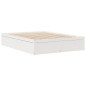 vidaXL Massivholzbett ohne Matratze Weiß 140x200 cm Kiefernholz vidaXL Massivholzbett ohne Matratze Weiß 140x200 cm Kiefernholz