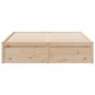 vidaXL Massivholzbett ohne Matratze 140x190 cm Kiefernholz vidaXL Massivholzbett ohne Matratze 140x190 cm Kiefernholz