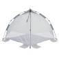 vidaXL Strandzelt Grau Quick Release Wasserdicht vidaXL Strandzelt Grau Quick Release Wasserdicht