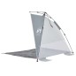 vidaXL Strandzelt Grau Quick Release Wasserdicht vidaXL Strandzelt Grau Quick Release Wasserdicht