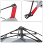 vidaXL Strandzelt Grau Quick Release Wasserdicht vidaXL Strandzelt Grau Quick Release Wasserdicht