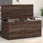vidaXL Truhe Braun Eichen-Optik 100x42x46 cm Holzwerkstoff vidaXL Truhe Braun Eichen-Optik 100x42x46 cm Holzwerkstoff