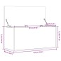 vidaXL Truhe Braun Eichen-Optik 100x42x46 cm Holzwerkstoff vidaXL Truhe Braun Eichen-Optik 100x42x46 cm Holzwerkstoff