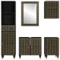 vidaXL 5-tlg. Badmöbel-Set Massivholz Mango vidaXL 5-tlg. Badmöbel-Set Massivholz Mango