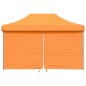 vidaXL Partyzelt Faltbar Pop-Up mit 4 Seitenteilen Orange vidaXL Partyzelt Faltbar Pop-Up mit 4 Seitenteilen Orange