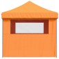 vidaXL Partyzelt Faltbar Pop-Up mit 4 Seitenteilen Orange vidaXL Partyzelt Faltbar Pop-Up mit 4 Seitenteilen Orange