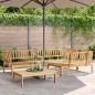 vidaXL 4-tlg. Garten-Sofagarnitur aus Paletten Massivholz Akazie vidaXL 4-tlg. Garten-Sofagarnitur aus Paletten Massivholz Akazie
