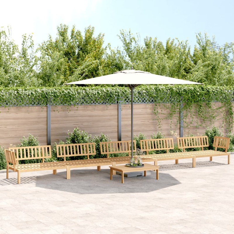 vidaXL 6-tlg. Garten-Sofagarnitur aus Paletten Massivholz Akazie vidaXL 6-tlg. Garten-Sofagarnitur aus Paletten Massivholz Akazie