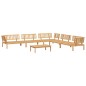 vidaXL 6-tlg. Garten-Sofagarnitur aus Paletten Massivholz Akazie vidaXL 6-tlg. Garten-Sofagarnitur aus Paletten Massivholz Akazie