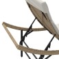 vidaXL Sonnenliegen 2 Stk. mit Auflagen Beige Poly Rattan vidaXL Sonnenliegen 2 Stk. mit Auflagen Beige Poly Rattan