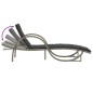 vidaXL Sonnenliegen 2 Stk. mit Auflagen Hellgrau Poly Rattan vidaXL Sonnenliegen 2 Stk. mit Auflagen Hellgrau Poly Rattan