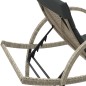 vidaXL Sonnenliegen 2 Stk. mit Auflagen Hellgrau Poly Rattan vidaXL Sonnenliegen 2 Stk. mit Auflagen Hellgrau Poly Rattan