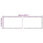 vidaXL Balkon-Sichtschutz Weiß 600x90 cm PVC vidaXL Balkon-Sichtschutz Weiß 600x90 cm PVC