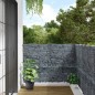 vidaXL Balkon-Sichtschutz Steinoptik Grau 600x120 cm PVC vidaXL Balkon-Sichtschutz Steinoptik Grau 600x120 cm PVC