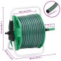 vidaXL Schlauchtrommel Freistehend Grün mit 30 m Schlauch PVC vidaXL Schlauchtrommel Freistehend Grün mit 30 m Schlauch PVC