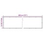 vidaXL Balkon-Sichtschutz Weiß 800x90 cm PVC vidaXL Balkon-Sichtschutz Weiß 800x90 cm PVC