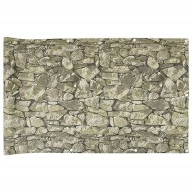 vidaXL Balkon-Sichtschutz Steinoptik 800x90 cm PVC