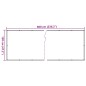 vidaXL Balkon-Sichtschutz Pflanzen-Optik Grün 600x120 cm PVC vidaXL Balkon-Sichtschutz Pflanzen-Optik Grün 600x120 cm PVC
