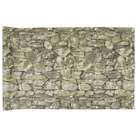 vidaXL Balkon-Sichtschutz Steinoptik 300x90 cm PVC