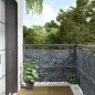 vidaXL Balkon-Sichtschutz Steinoptik Grau 1000x90 cm PVC vidaXL Balkon-Sichtschutz Steinoptik Grau 1000x90 cm PVC