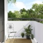 vidaXL Balkon-Sichtschutz Weiß 400x100 cm Poly Rattan vidaXL Balkon-Sichtschutz Weiß 400x100 cm Poly Rattan