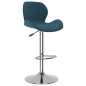 vidaXL Barhocker 2 Stk. Blau Samt vidaXL Barhocker 2 Stk. Blau Samt