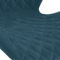 vidaXL Barhocker 2 Stk. Blau Samt vidaXL Barhocker 2 Stk. Blau Samt