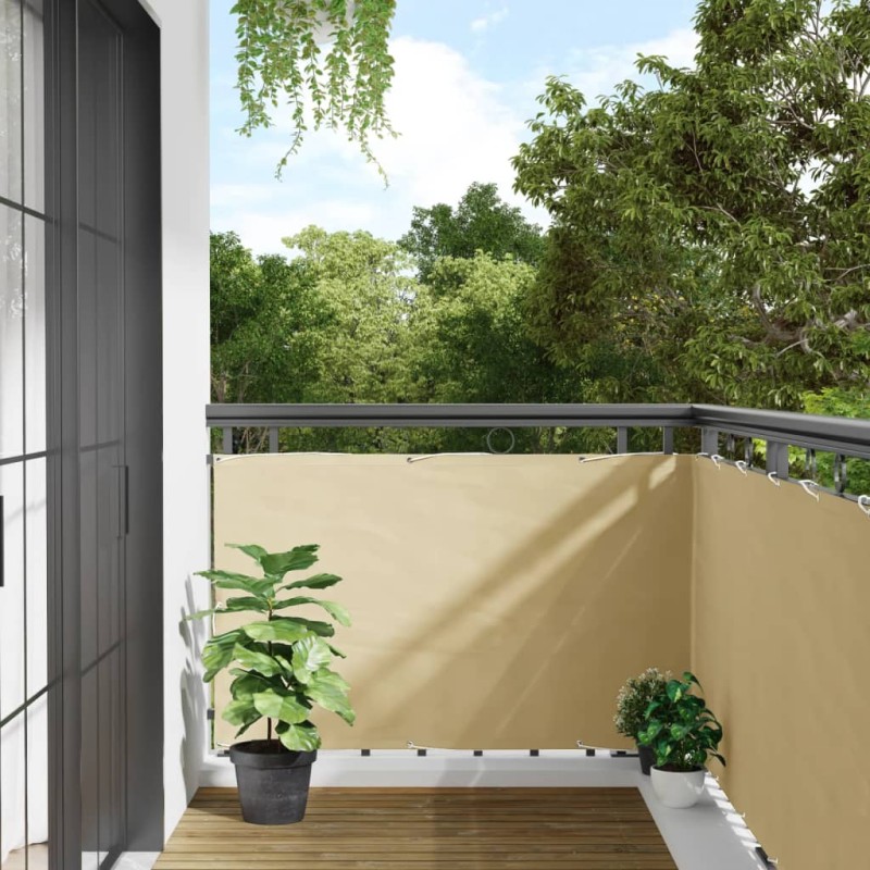 vidaXL Balkon-Sichtschutz Creme 700x90 cm PVC vidaXL Balkon-Sichtschutz Creme 700x90 cm PVC