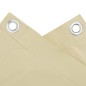 vidaXL Balkon-Sichtschutz Creme 700x90 cm PVC vidaXL Balkon-Sichtschutz Creme 700x90 cm PVC