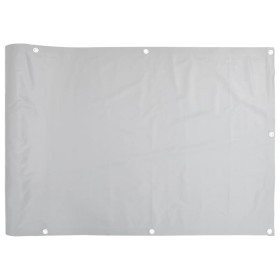 vidaXL Balkon-Sichtschutz Grau 800x90 cm PVC