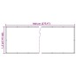 vidaXL Balkon-Sichtschutz Anthrazit 700x120 cm PVC vidaXL Balkon-Sichtschutz Anthrazit 700x120 cm PVC