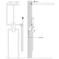 vidaXL Duschsystem Edelstahl 201 Silbern vidaXL Duschsystem Edelstahl 201 Silbern