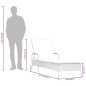 vidaXL Sonnenliege mit Rollen und Auflage Braun Poly Rattan vidaXL Sonnenliege mit Rollen und Auflage Braun Poly Rattan