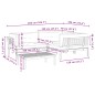 vidaXL 4-tlg. Garten-Sofagarnitur aus Paletten mit Kissen Akazienholz vidaXL 4-tlg. Garten-Sofagarnitur aus Paletten mit Kissen Akazienholz