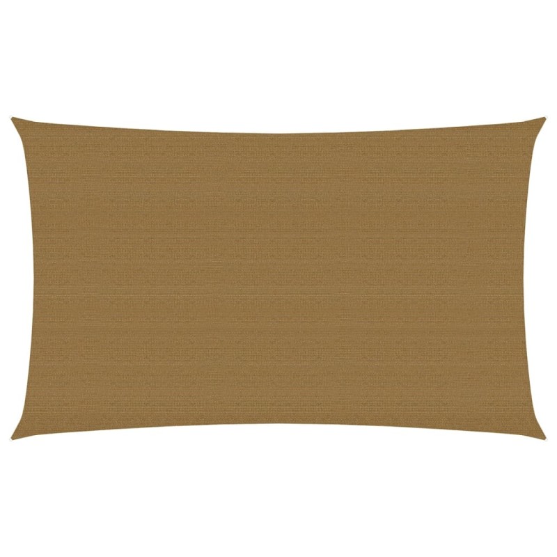vidaXL Sonnensegel 160 g/m² Taupe 5x8 m HDPE vidaXL Sonnensegel 160 g/m² Taupe 5x8 m HDPE