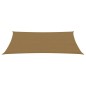 vidaXL Sonnensegel 160 g/m² Taupe 5x8 m HDPE vidaXL Sonnensegel 160 g/m² Taupe 5x8 m HDPE
