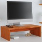 vidaXL Monitorständer Wachsbraun 50x27x15 cm Massivholz Kiefer vidaXL Monitorständer Wachsbraun 50x27x15 cm Massivholz Kiefer