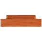 vidaXL Bettschubladen 2 Stk. Wachsbraun Massivholz Kiefer vidaXL Bettschubladen 2 Stk. Wachsbraun Massivholz Kiefer