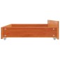 vidaXL Bettschubladen 4 Stk. Wachsbraun Massivholz Kiefer vidaXL Bettschubladen 4 Stk. Wachsbraun Massivholz Kiefer