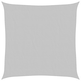 vidaXL Sonnensegel Hellgrau 3,6x3,6 m 100% Polyester Oxford