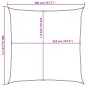 vidaXL Sonnensegel Hellgrau 3,6x3,6 m 100% Polyester Oxford vidaXL Sonnensegel Hellgrau 3,6x3,6 m 100% Polyester Oxford