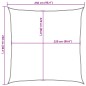 vidaXL Sonnensegel Sandfarbe 2,5x2,5 m 100% Polyester Oxford vidaXL Sonnensegel Sandfarbe 2,5x2,5 m 100% Polyester Oxford