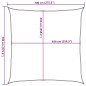 vidaXL Sonnensegel Sandfarbe 7x7 m 100% Polyester Oxford vidaXL Sonnensegel Sandfarbe 7x7 m 100% Polyester Oxford