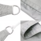 vidaXL Sonnensegel Hellgrau 4x3 m 100% Polyester Oxford vidaXL Sonnensegel Hellgrau 4x3 m 100% Polyester Oxford